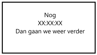 Indeling timer scene