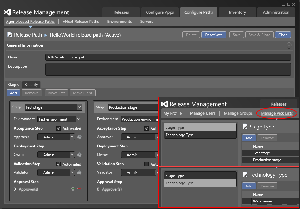 Deploying an application using MS Release Management - Info Support