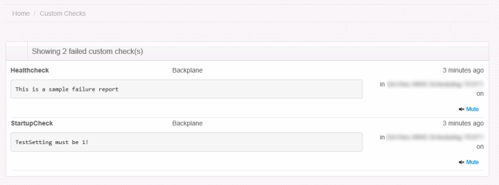 Custom checks - overview