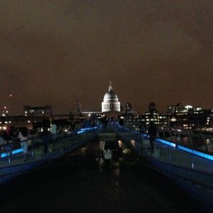 St. Paul's Cathedral and Millennium Bridge